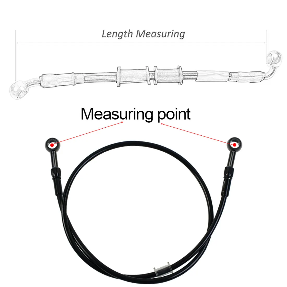 AN3 Braided Brake Hose Motorcy - đánh giá và giá Brake Line Motorcycle